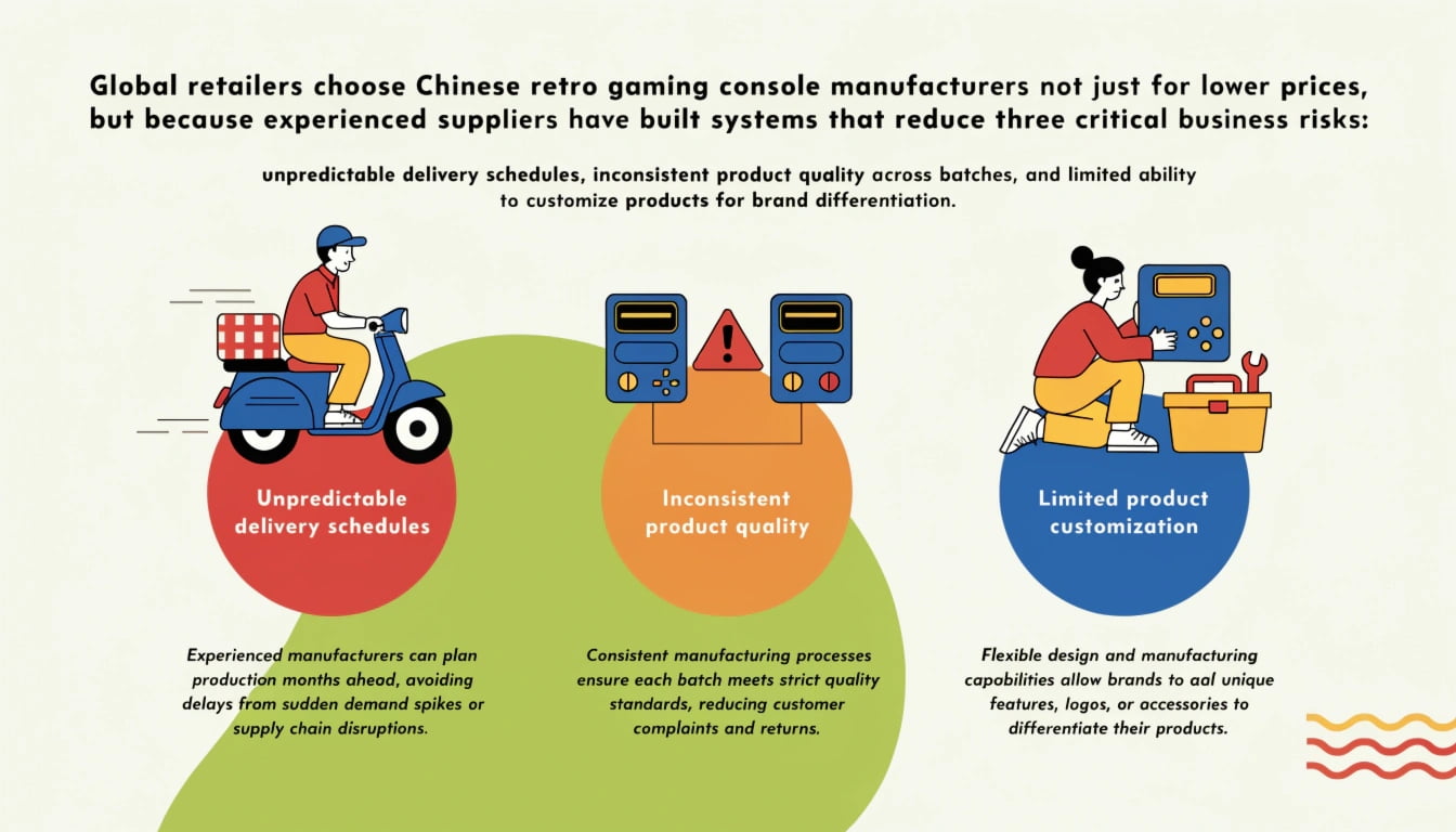 Retro gaming console production line