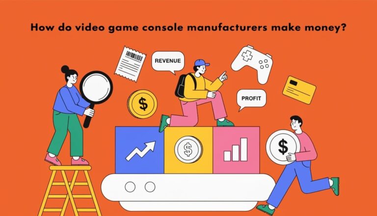 How do video game console manufacturers make money?