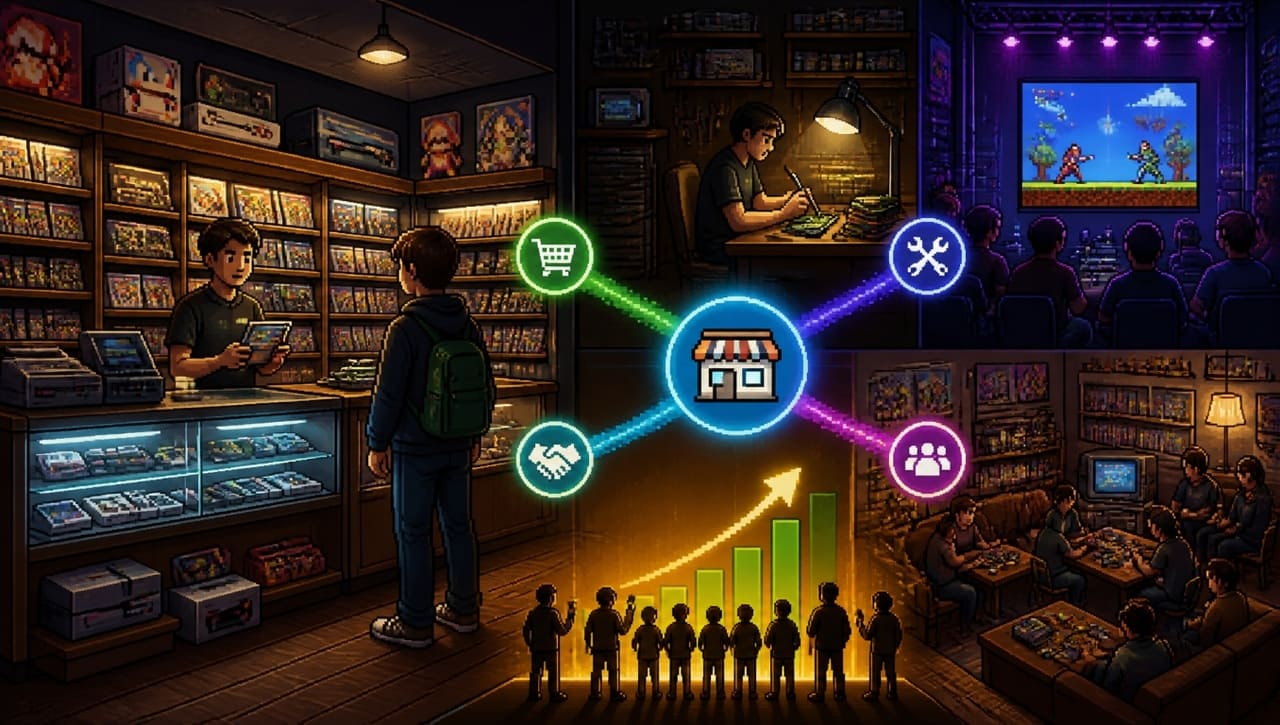 retro video game store profits profitable retro gaming store
