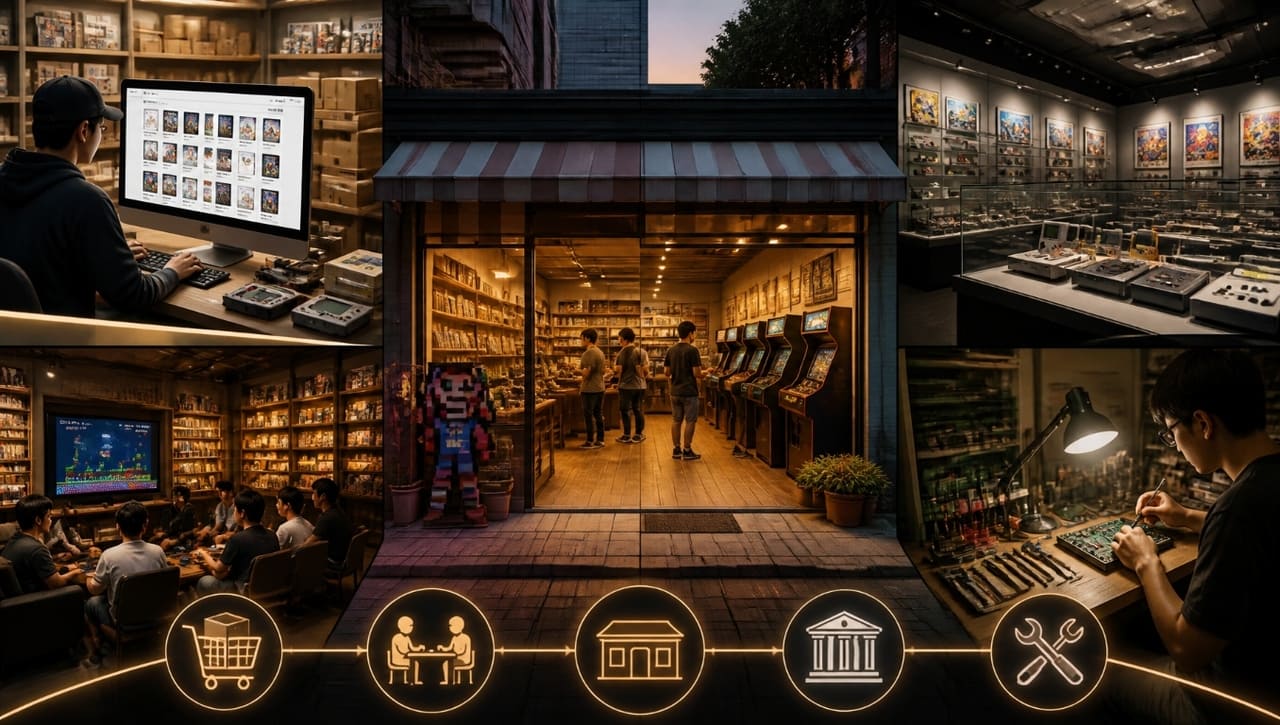 retro gaming business in 2026 retro gaming business storefront