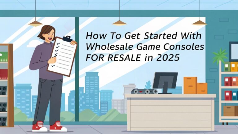 How to get started with wholesale game consoles for resale in 2025?