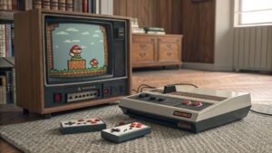 What is an old video game console? What are some