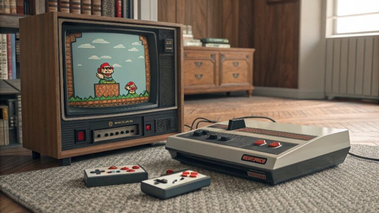 What is an old video game console? What are some