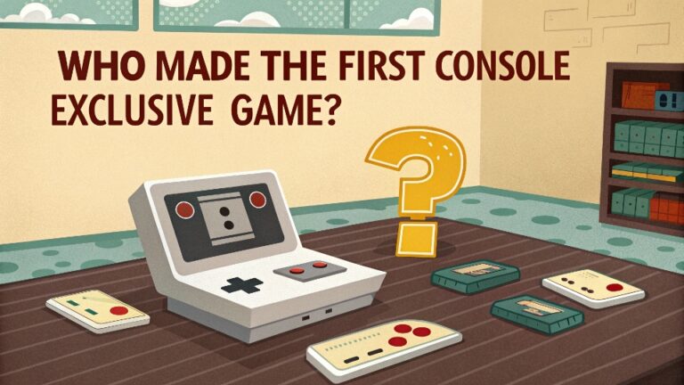who made the first console exclusive game?