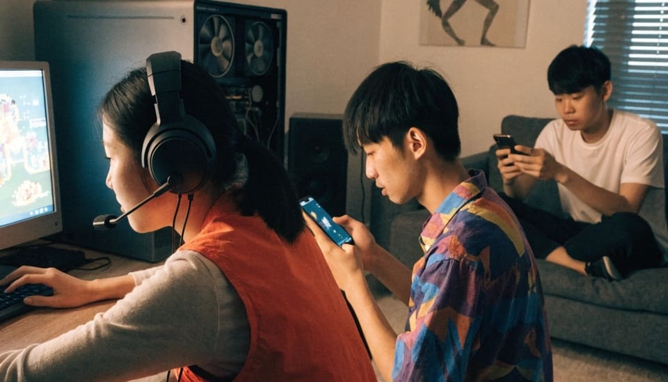 Chinese gamers during the console ban using PC and handheld devices