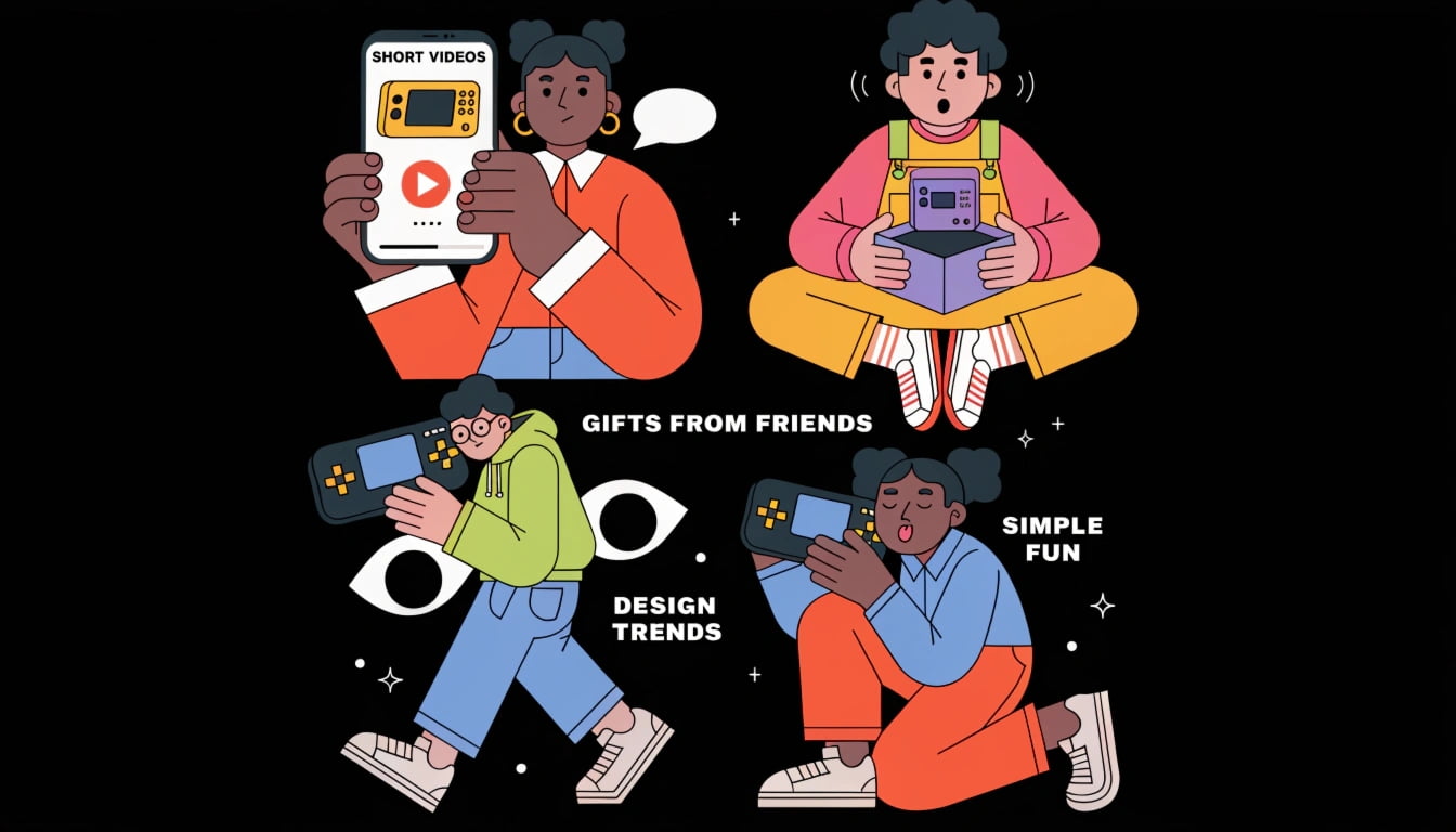 Gen Z retro handheld gaming