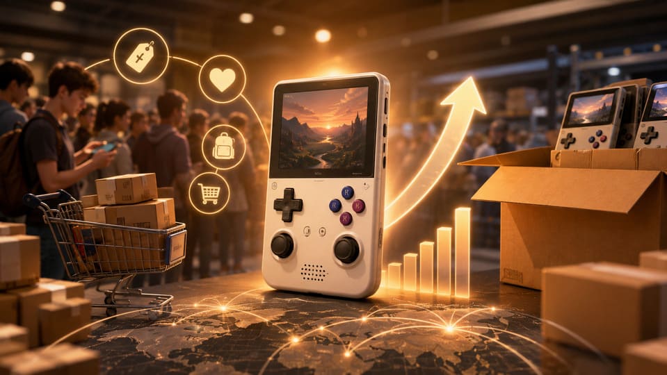 retro handheld buyer demand and factory sourcing trend