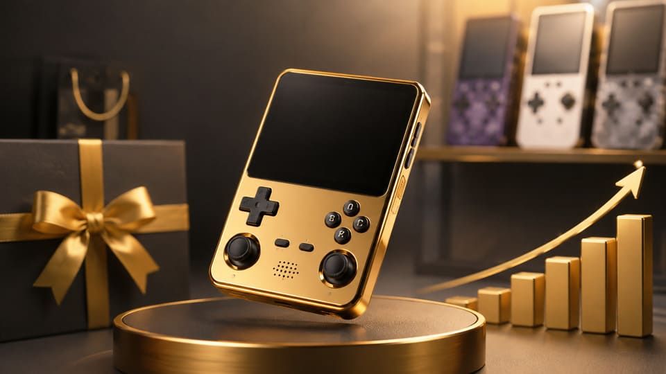 premium retro handheld market limited edition console design