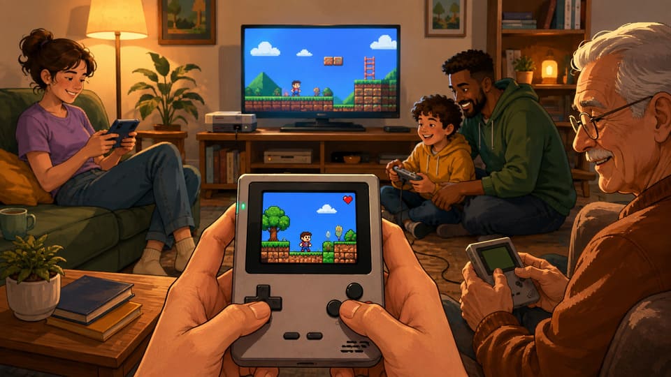 retro video games easy plug and play console