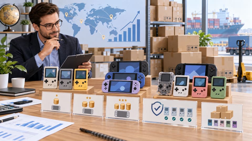 retro handheld rankings for importers and wholesalers