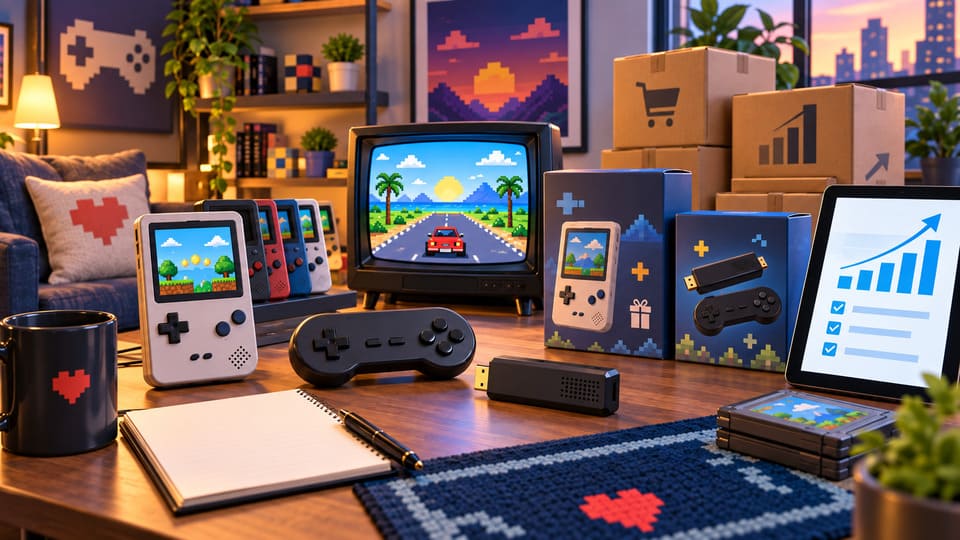 retro gaming handheld consoles for B2B buyers