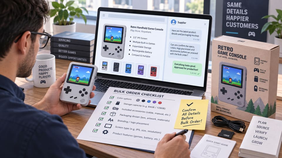 handheld console transparency in gaming supplier confirmation