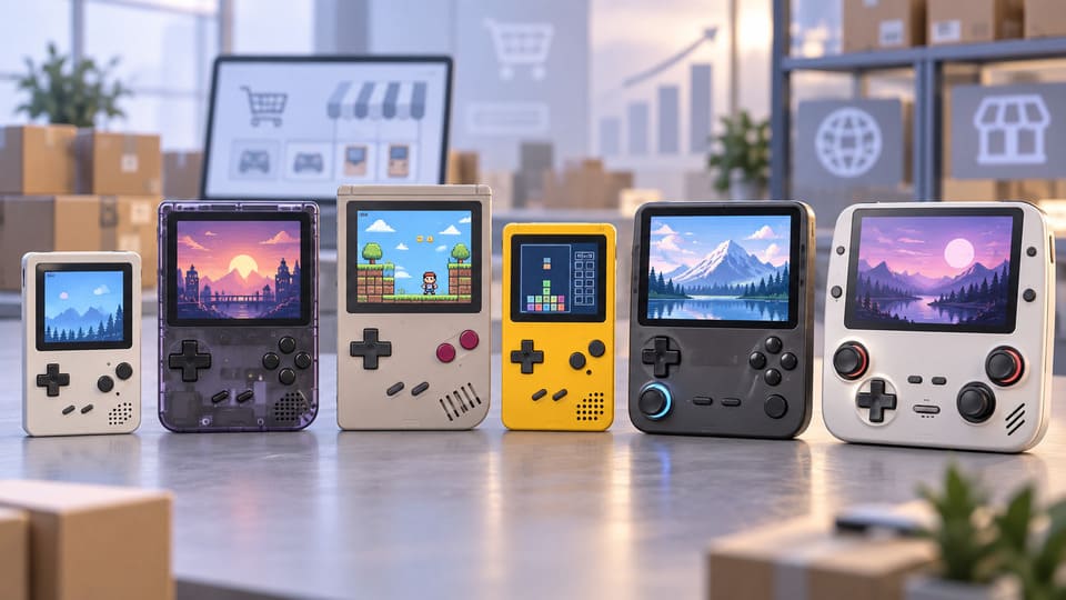 trending retro handhelds models for wholesale channels