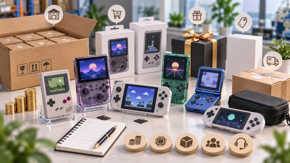 highest rated retro handheld game consoles for B2B buyers