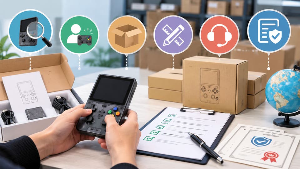 retro gaming quality control checklist for wholesale orders