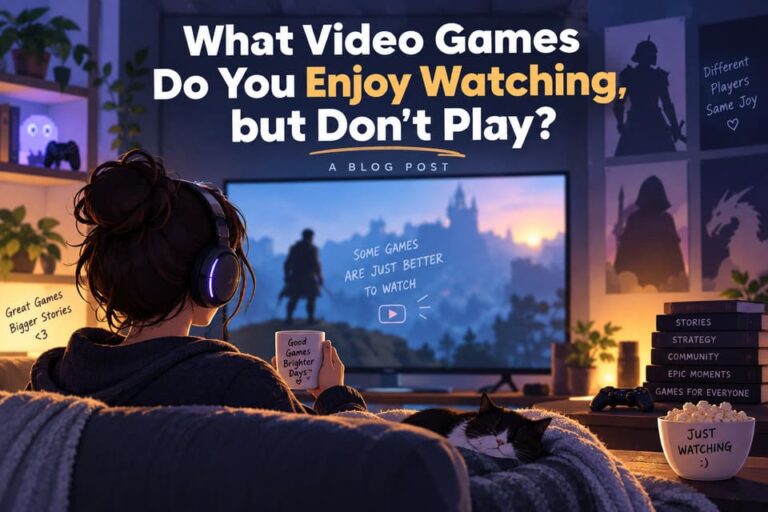 What Video Games Do You Enjoy Watching, but Don’t Play?