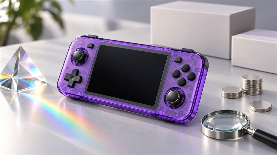 handheld game console screen comparison for B2B buyers