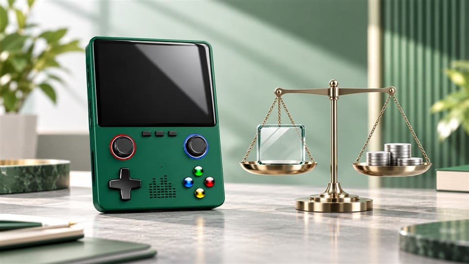 IPS handheld game console screen versus TFT screen
