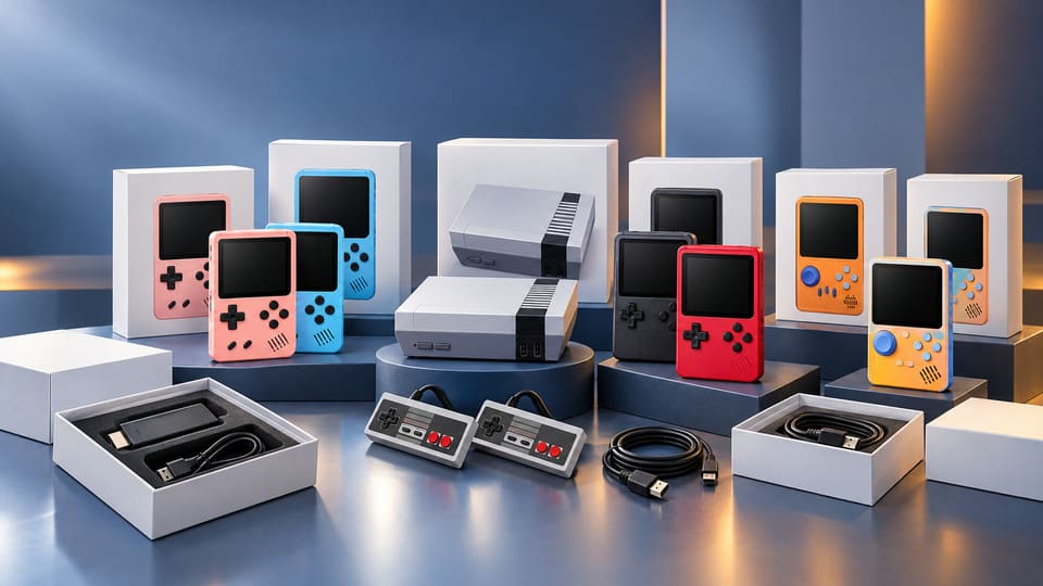 retro game consoles for e-commerce sellers and holiday wholesale