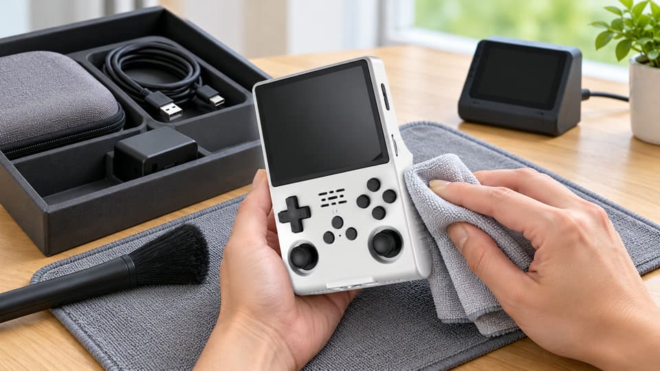 step by step process to deep clean a game console